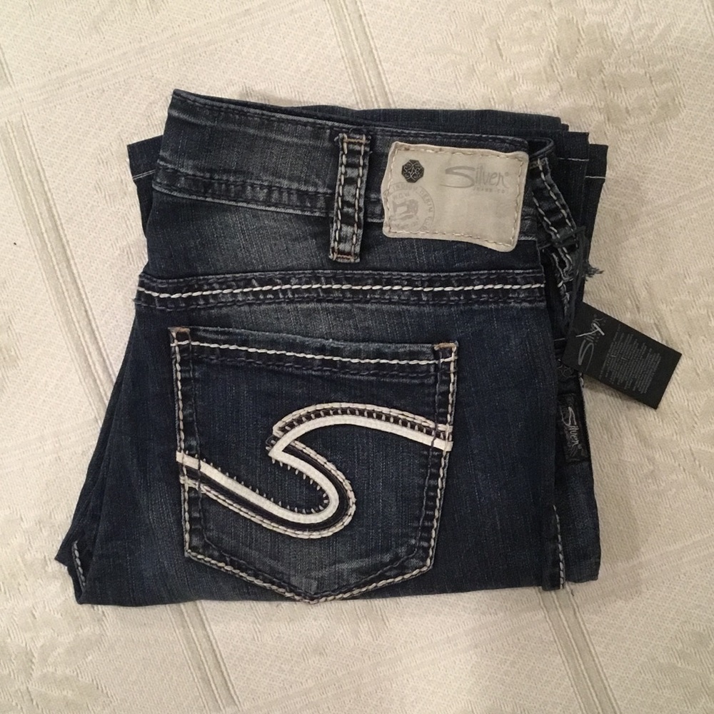 🆕 SILVER BOOTCUT JEANS